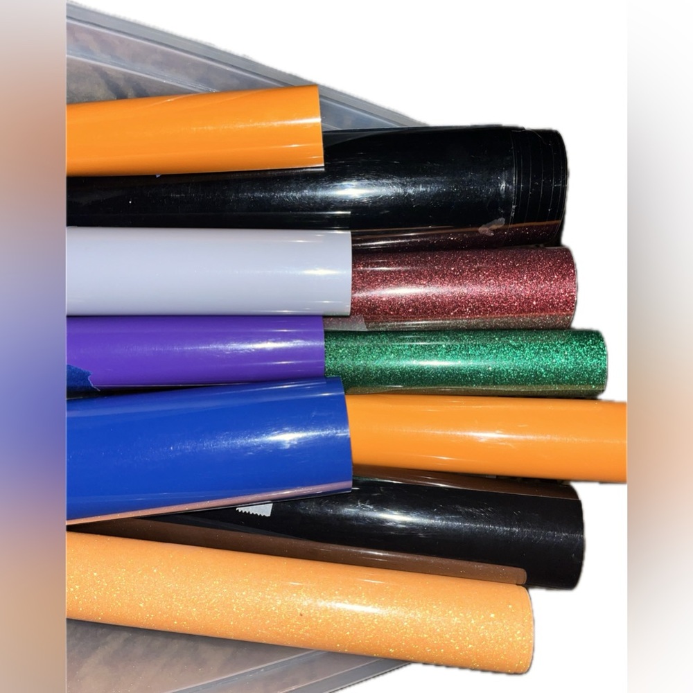 Heat press vinyl and permanent vinyl bundle